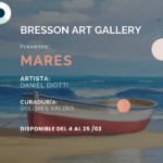 Pintura de la muestra "Mares" por Daniel Diotti en la galería de arte de Bresson Brokers.